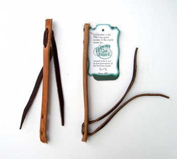 BCL Replacement Waterloop Pair / Paar - Herman Oak Leather - 1/2´´