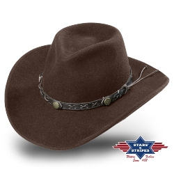 Klobouk Stars&Stripes WALKER brown