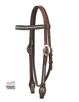 uzda horseman´s tack / z turkusowymi przeszyciami