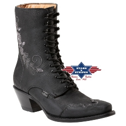 Kovbojské boty Stars&Stripes ROSIE BLACK