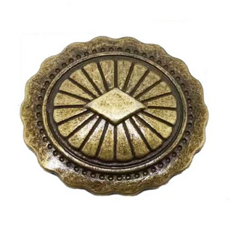 AE Concho - Antik Messing - 27/30mm