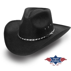 Klobouk Stars&Stripes KANSAS black