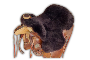 Podkładka na siodło LpTrick z futra owczego