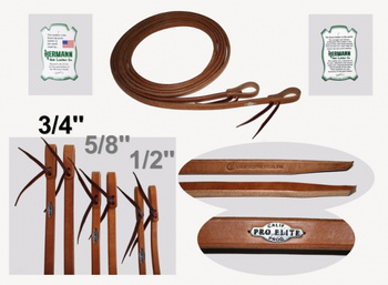 California Pro Elite Series (ex. CHAMPION) - Premium Harness Zügel - dicke Enden - 8 ft. (240cm) lang - 3/4'' (19mm)