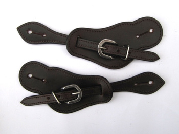 "EE" Sporenriemen - Dark Brown - OILED - V-163