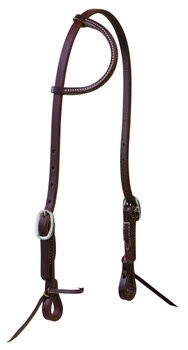 "WEAVER" - Kopfstück – Einohr – 5/8´´ - Tie Ends – SS Buckle