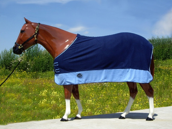 TOP SCORE Abschwitzdecke - NAVY / ROYAL - Größe 76" oder 78"
