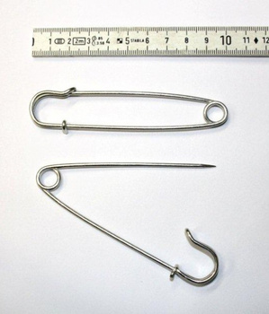 Sicherheitsnadel für Startnummern - 10cm lang
