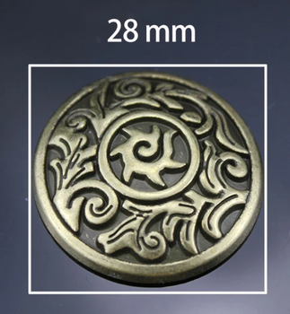 AE Concho - Antik Messing - 28mm