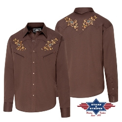 Shirt Stars&Stripes HOGAN brown