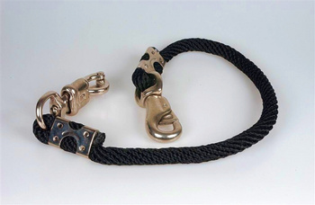 Poly Trailer Tie - 2 Haken - SCHWARZ
