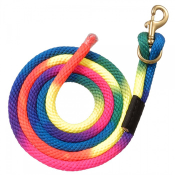 Rainbow Poly Strick - 5/8´´ x 8´´ - Brass Bolt Snap - Haken auswechselbar
