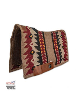 Saddle pad PROFESSIONAL'S CHOICE Fuse / taupe-wine