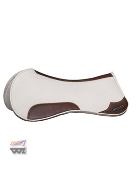 Saddle pad filcowy WI Supreme Woolen Butterfly / beżowy