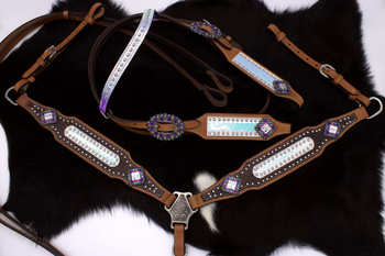 hologramowy zestaw lptrick bridle + napierśnik