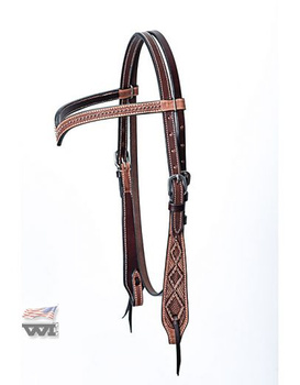 bridle wi o splocie koszykowym w./dots