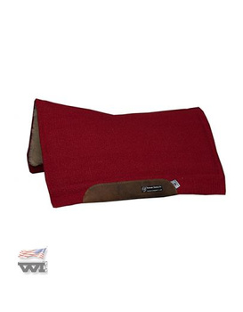 Saddle pad CSF WI Solid Color / crimson