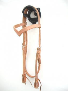 EE Tack Harness Kopfstück - Herman Oak Leather - V -Stirnband