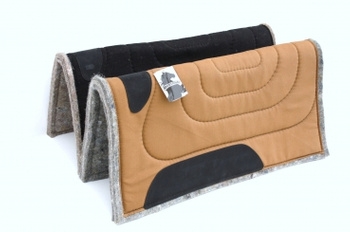 Saddle pad "Mustang" Canvas Arbeitspad - BRAUN - 30 '' x 30 '' #1706 C