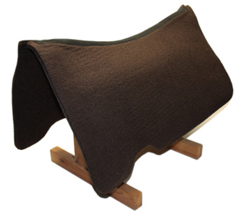 saddle pad liner wool mix ee tack / brown