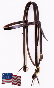 BCL Kopfstück Stirnband - Heavy Oiled - Brass Hardware