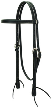 "WEAVER" - Kopfstück – Stirnband – 5/8´´ - Tie Ends – NP Buckle