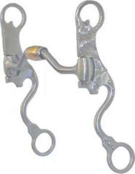 FG Show Bit - Brushed Short Futurity Hinged Port #257618