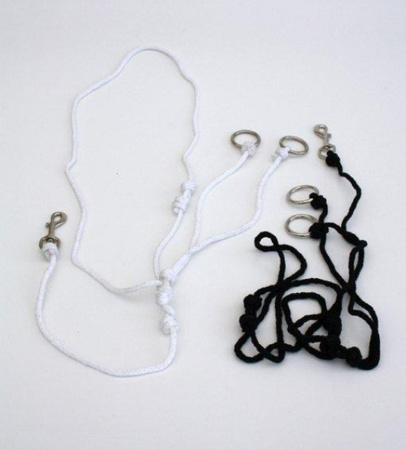 "Mustang" Running Martingal - Poly Rope - Weiss