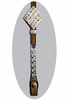 CE Classic Show Kopfstück - Sterling Silver Coated - 1 Ohr - AS6007