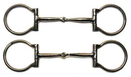 KS SS D-Ring Snaffle Bit - 5 '' oder 5,5 '' Breite (20436)