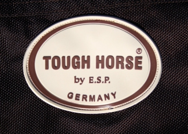 TOUGH HORSE - Regendecke - HALF NECK - 1680D - BRAUN - 74 bis 80
