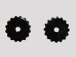 Sporenräder - Paarweise (2 Stück) - Durchmesser 27mm - 258422