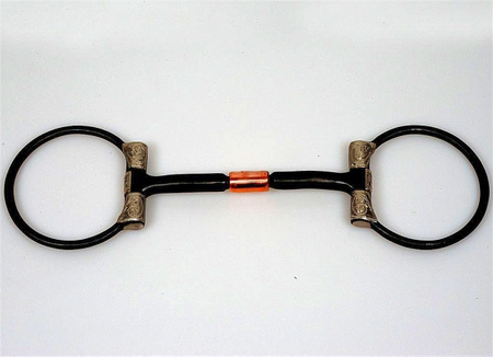 BS/GS B. Allen D-Ring Snaffle Bit - Show mit Silber - 5 '' oder 5,5 '' Breite