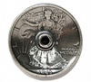 "ILC" Concho with Chicago Screw -  Eagle / Round - 30mm (11372-04)