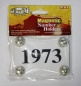 Silver Concho Number Set (4 Stück) - #11-012