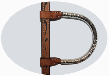 CE Classic Show Kopfstück - Sterling Silver Coated - 1 Ohr - AS6016