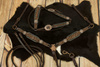zestaw lptrick bridle + napierśnik w stylu vintage / ciemnobrown