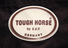 TOUGH HORSE - Regendecke - HALF NECK - 1680D - BRAUN - 74 bis 80