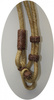 Romal Reins - Natur mit Braun Braiding - AE-168