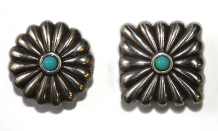 "ILC" Concho with Chicago Screw - TURQUISE - Eckig / Quadratisch (7122-0..)