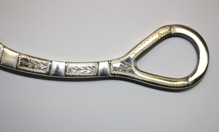 KS SS Shank Snaffle Bit - Show - 5 '' od. 5,5 '' (25113)
