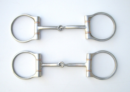 HYX SS Brushed D-Ring Snaffle – 5´´ oder 5,5´´ - 2557121M