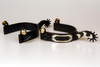 BS / GS Sporen - Black Steel mit German Silver