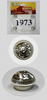 Silver Concho Number Set (4 Stück) - #11-012