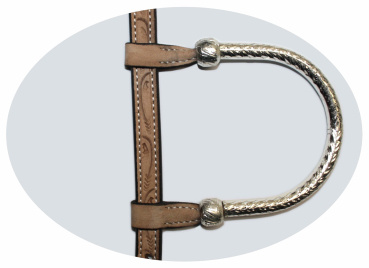 CE Classic Show Kopfstück - Sterling Silver Coated - 1 Ohr - AS6010