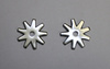 Sporenräder aus Edelstahl - SS Brushed - 9 Point