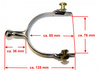 KS SS Engraved Ball Short End Spurs (35054)