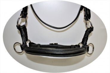Side Pull - Single Soft Saddle padded - SCHWARZ - AE138