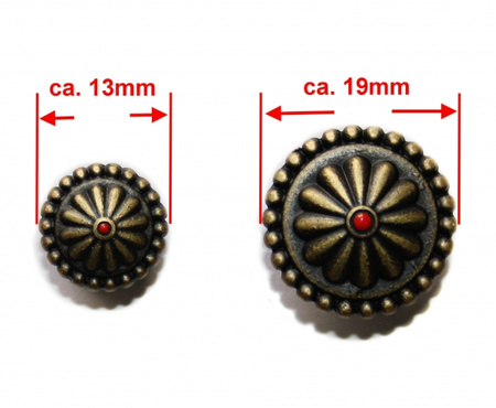 ILC Concho with Chicago Screw - JUNIPER - 3/4´´ (19mm) - (7150-2..)