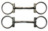 KS SS B. Allen D-Ring Snaffle – SS Roller - 5 '' oder 5,5 '' Breite (20441)